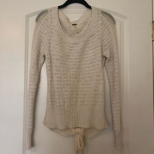 Free People open back sweater